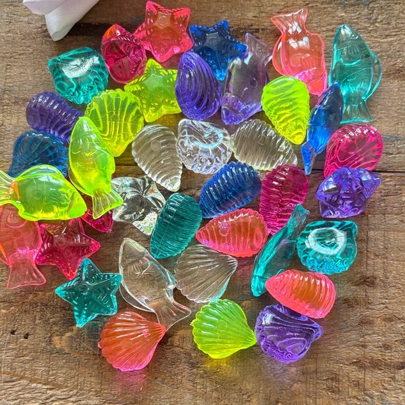 Other - Colorful Sea-Themed Acrylic shapes